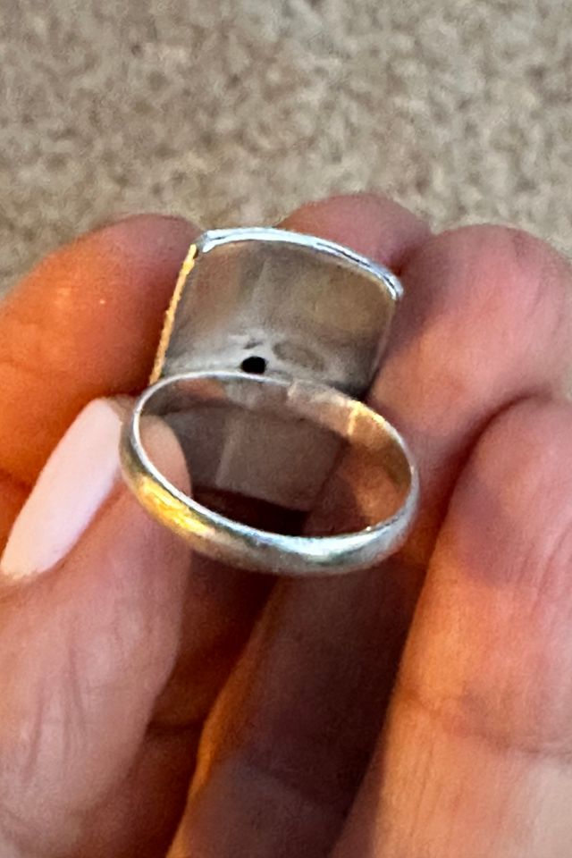 Sterling Silver Textured Handworked Ring Selected by Picky Jane #3