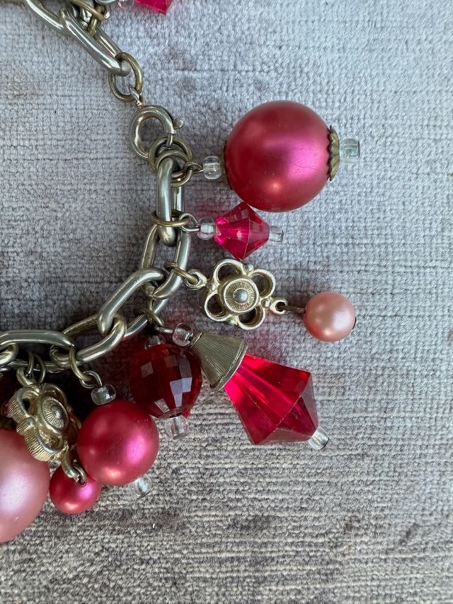 Pink Novelty Charm Dangle Bracelet Selected by Picky Jane #2