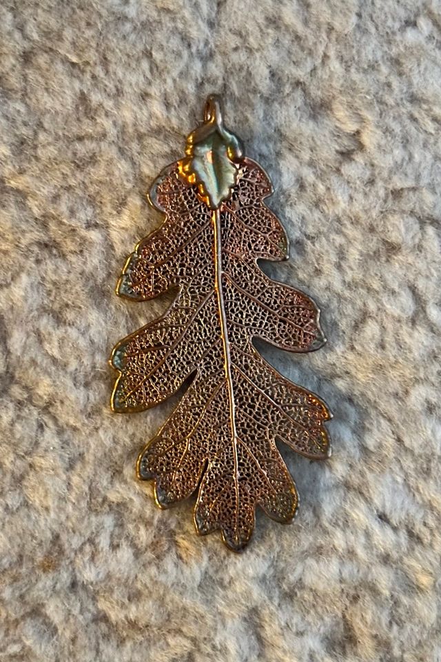 Vintage Filigree Leaf Pendant Selected by Picky Jane #2