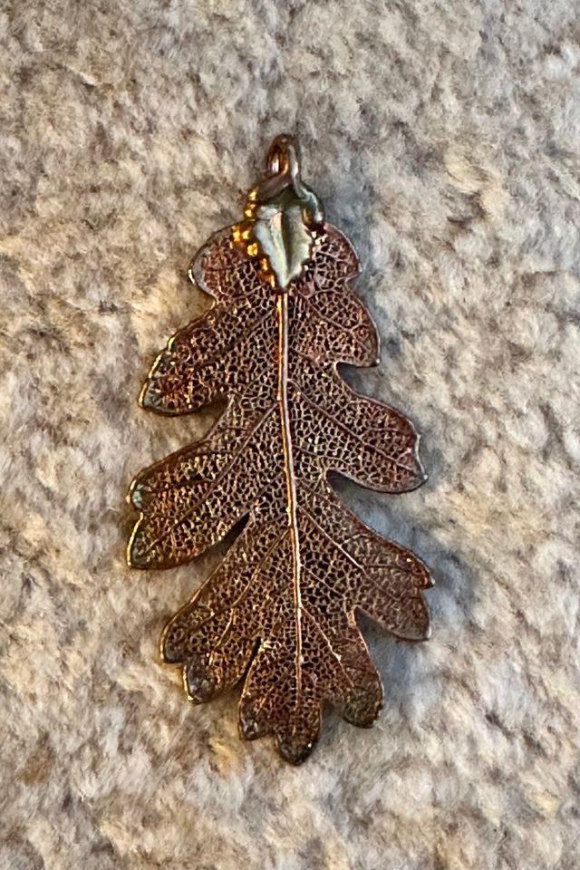 Vintage Filigree Leaf Pendant Selected by Picky Jane #3