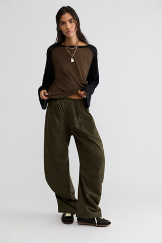 Crowd Pleaser Twisted Menswear Pull-On Pants by Free People