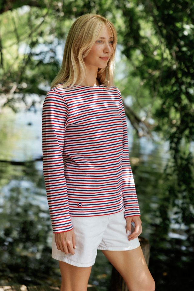 2000s Le Slip Francais Breton Striped Shirt by Lauren Owen of Texas #1