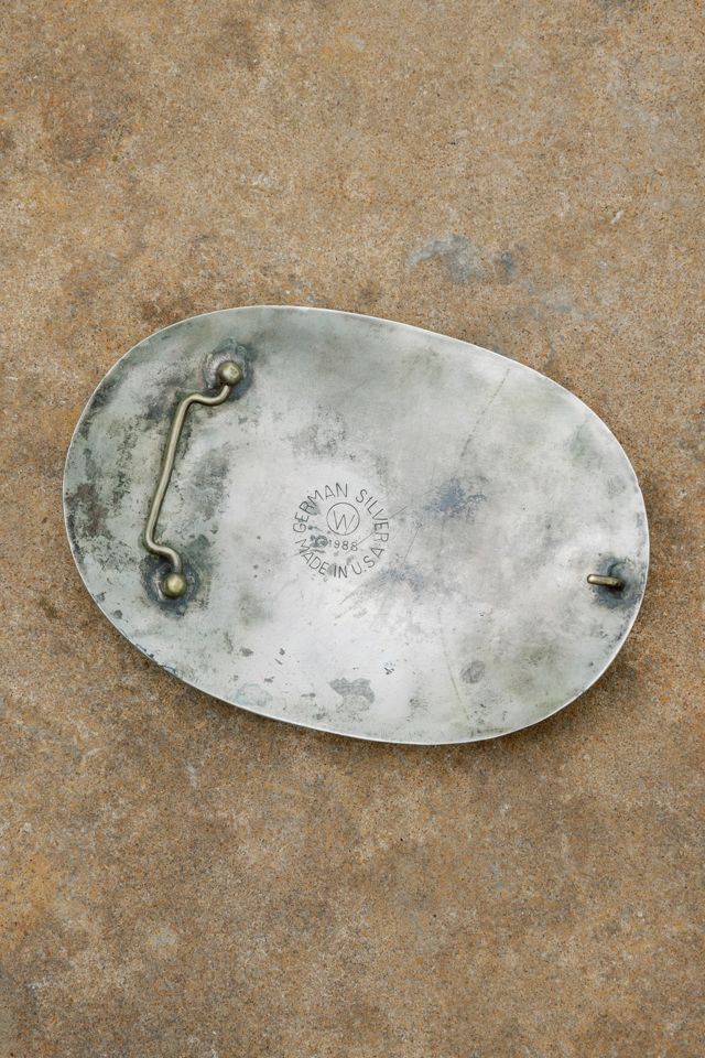 Remade Giant Multi Stone Silver Buckle by Lauren Owen of Texas #2