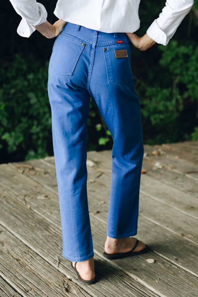 1980s Royal Blue Cowboy Cut Jeans by Lauren Owen of Texas #2