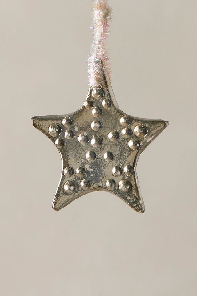 Small Glass Star Ornament #1