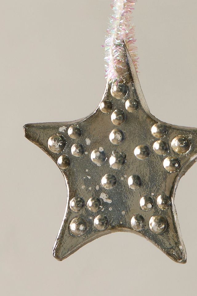 Small Glass Star Ornament #2