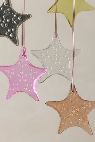 Large Glass Star Ornament by Free People