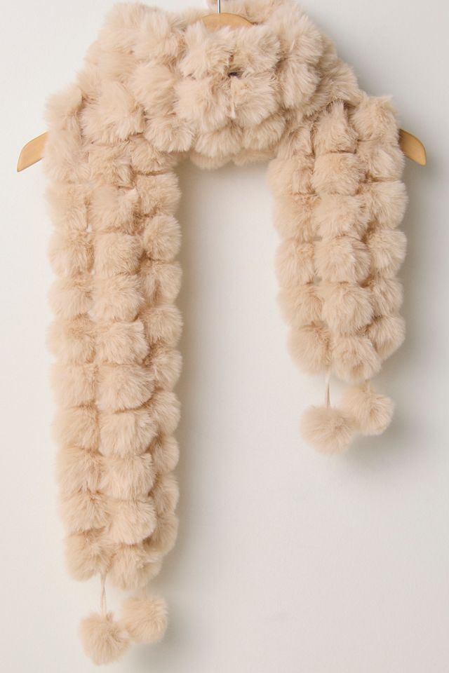 Kiss Kiss Pom Scarf #1