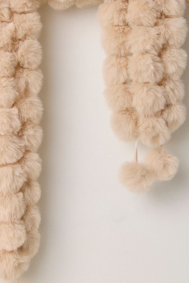 Kiss Kiss Pom Scarf #2