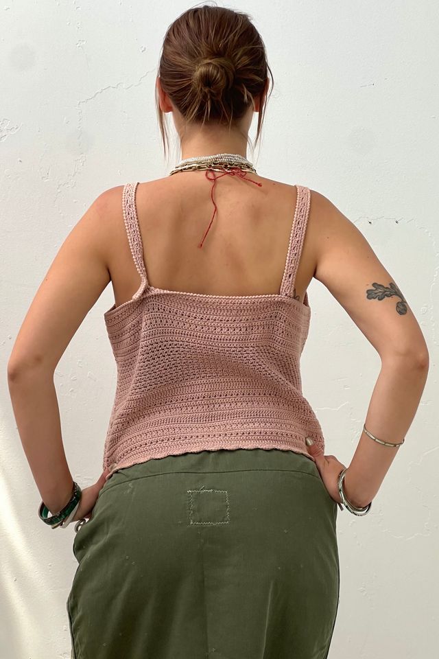 Vintage Crocheted Tank Selected by Anna Corinna #1