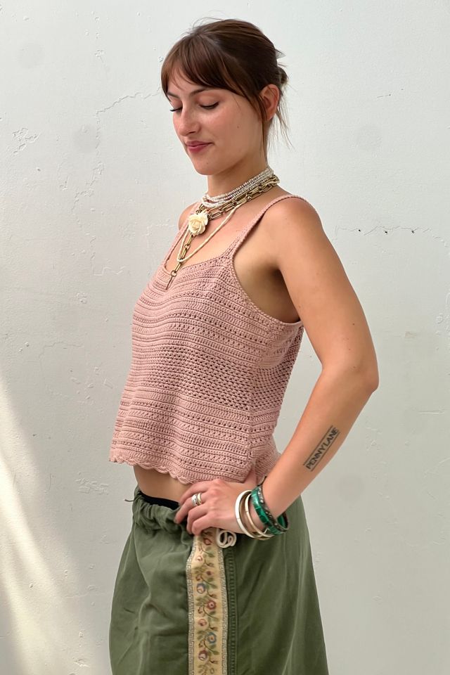 Vintage Crocheted Tank Selected by Anna Corinna #2