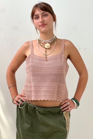 Vintage Crocheted Tank Selected by Anna Corinna
