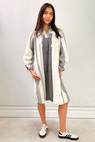 Vintage Josefa Woven Stripe Dress Selected by Anna Corinna