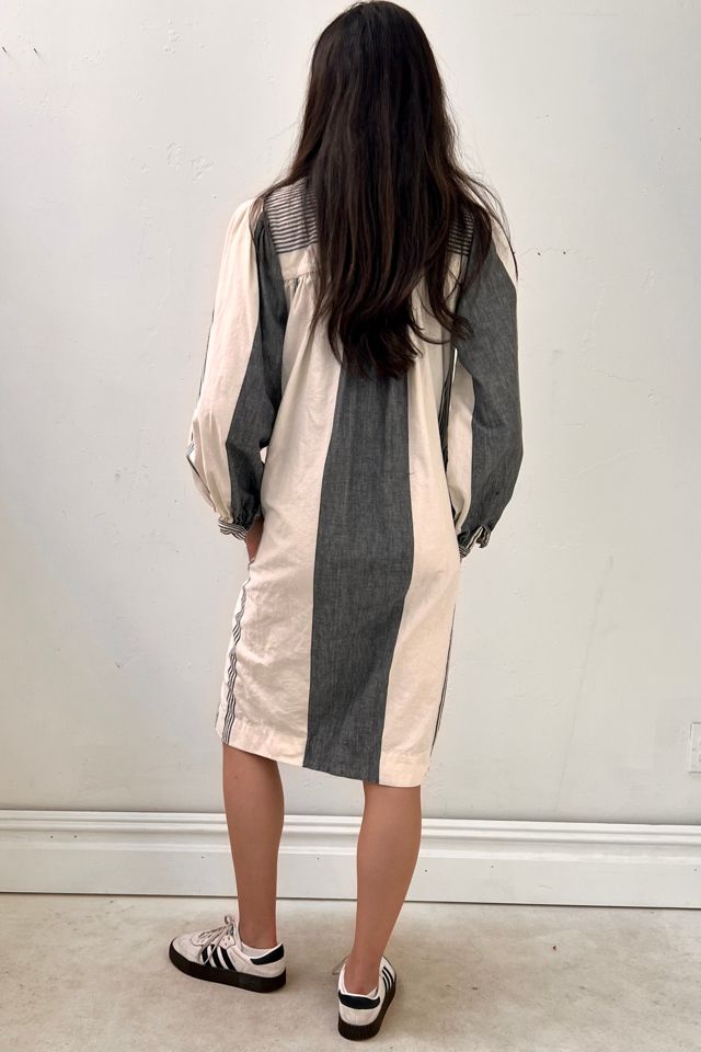 Vintage Josefa Woven Stripe Dress Selected by Anna Corinna #2