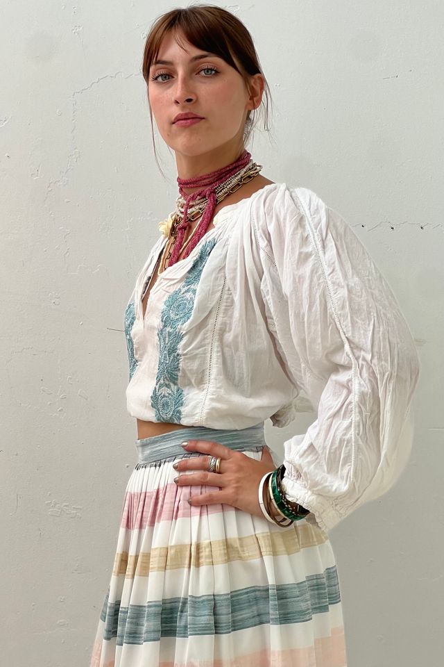 Vintage Embroidered Pretty Top Selected by Anna Corinna #1