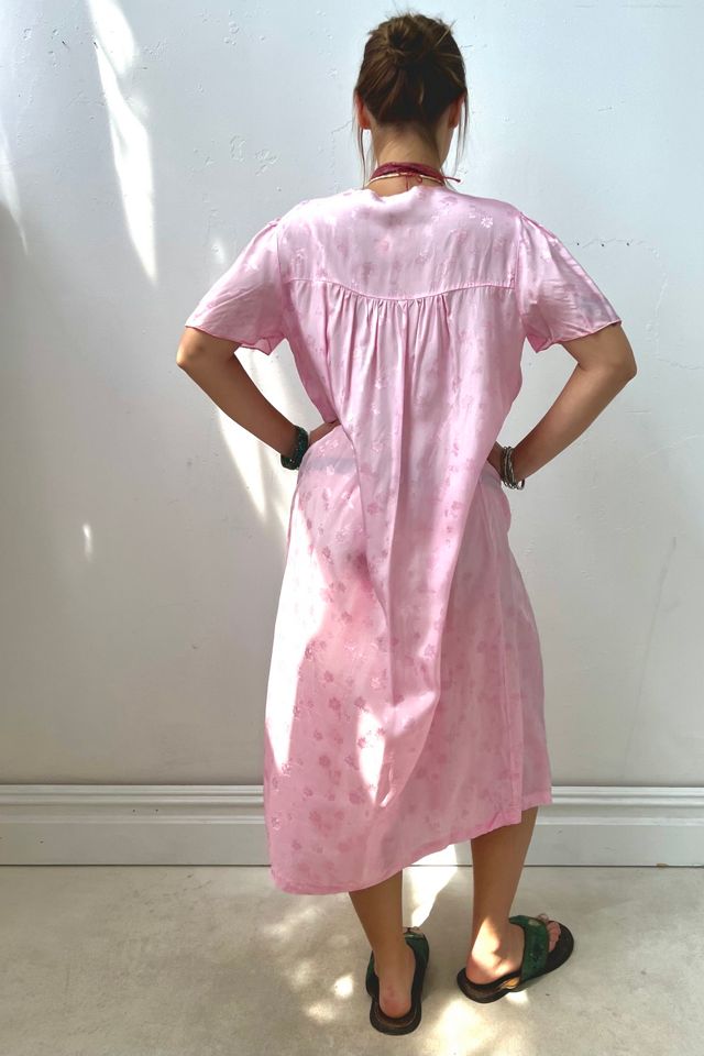 Vintage Embroidered Silky Dress Selected by Anna Corinna #2
