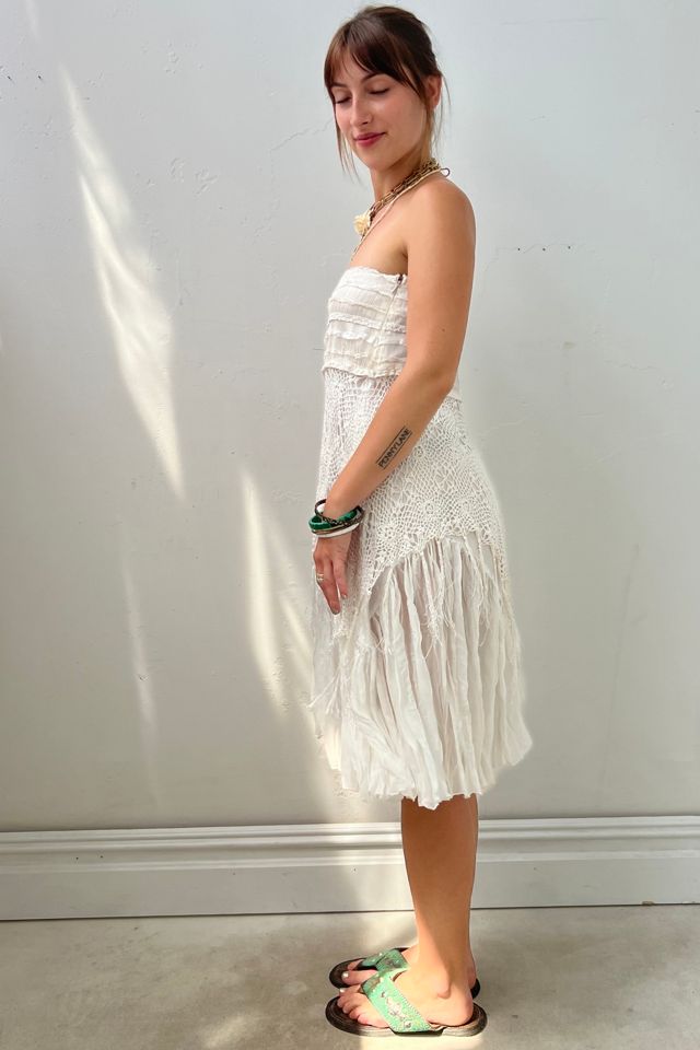 Vintage Crocheted Chiffon Dress Selected by Anna Corinna #2