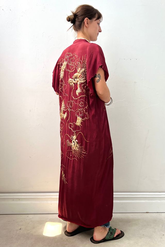 Vintage Golden Dragon Deconstructed Kimono Selected by Anna Corinna #1