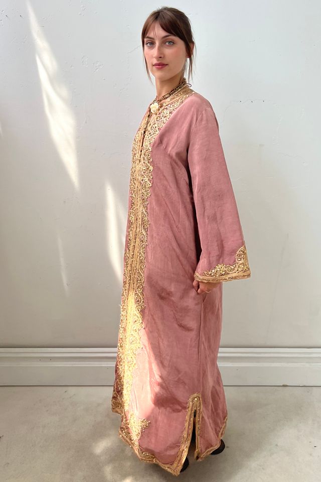 Vintage Embelished Blush Maxi Tunic Selected by Anna Corinna #1
