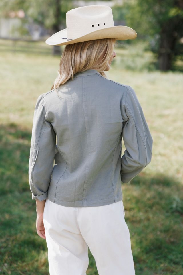 1960s Danish Military Twill Chore Jacket by Lauren Owen of Texas #2