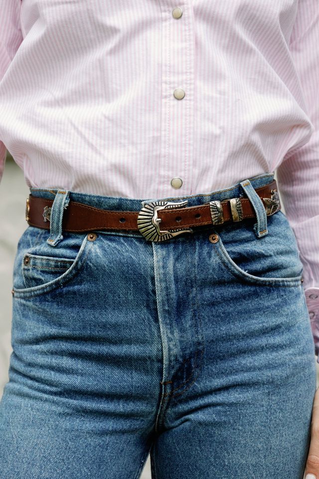 Vintage Appaloosa Trading Co. Southwestern Motif Ranger Belt by Lauren Owen of Texas #1