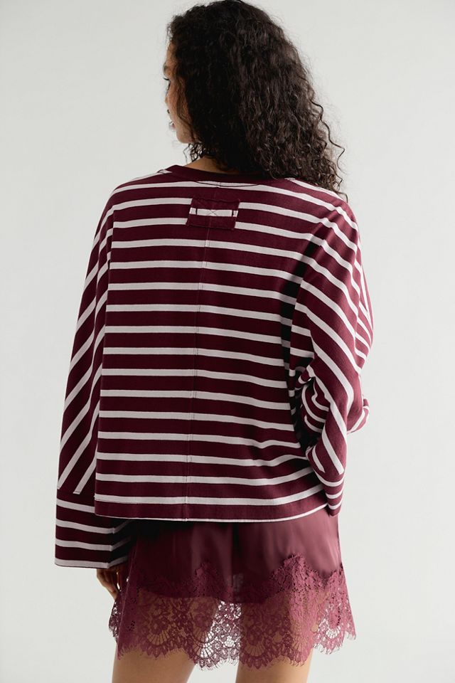 We The Free Atlas Dolman Striped Long Sleeve Top #1