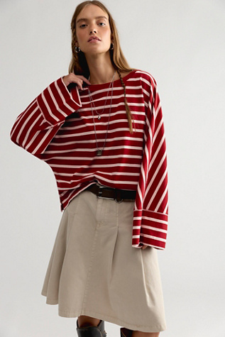 We The Free Atlas Dolman Striped Long Sleeve Top