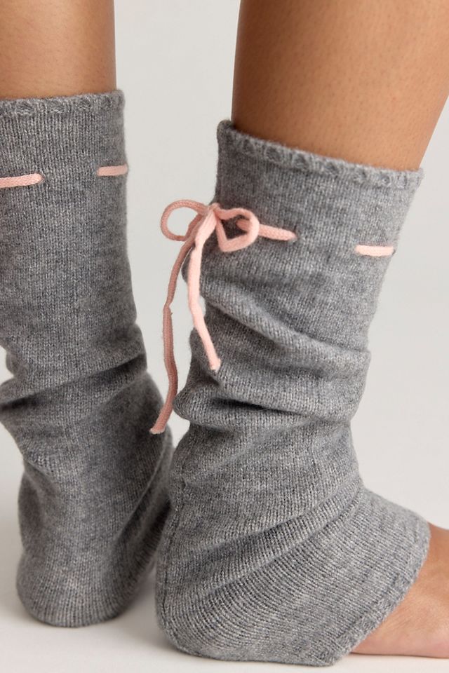 Jenna Cozy Bow Leg Warmers #1