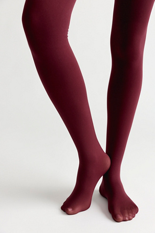 Женские колготки High Heel Jungle Velvet Opaque Tights, цвет: Красный — фото 2