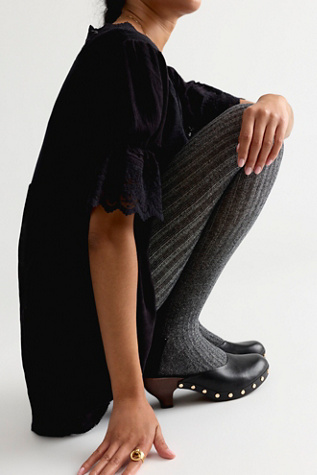 Loretta Textured Cotton Tights