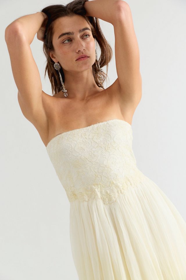 Nigel Preston Romance Strapless Maxi Dress #3
