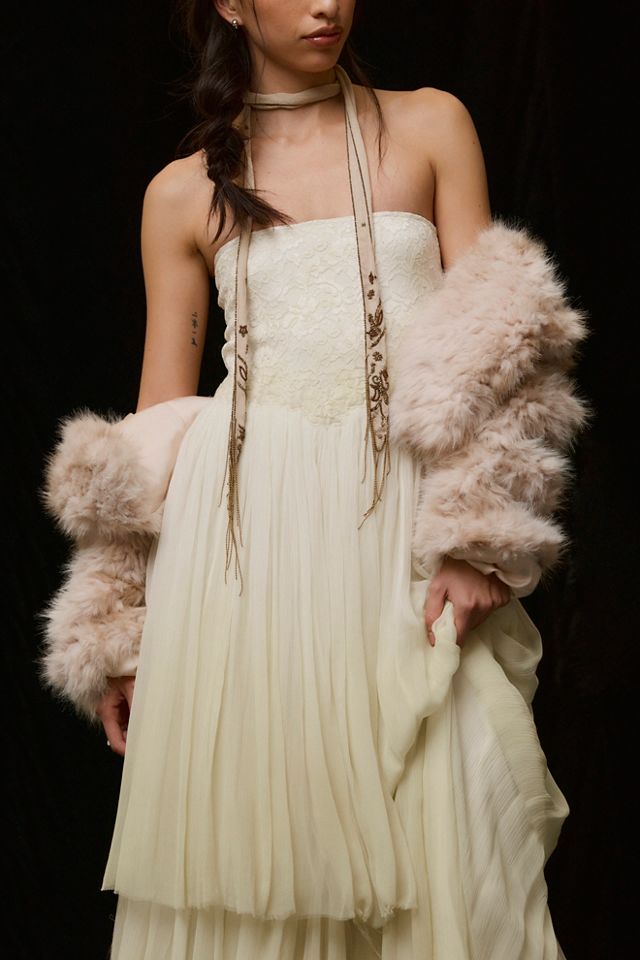 Nigel Preston Romance Strapless Maxi Dress #2