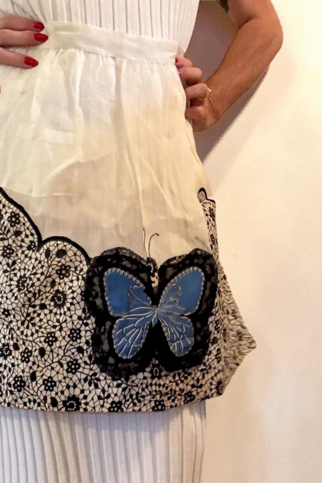 1950s Sheer Organza Hostess Apron Selected by Personal Choice #1