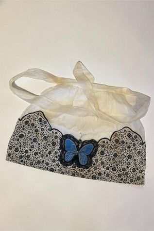 1950s Sheer Organza Hostess Apron Selected by Personal Choice