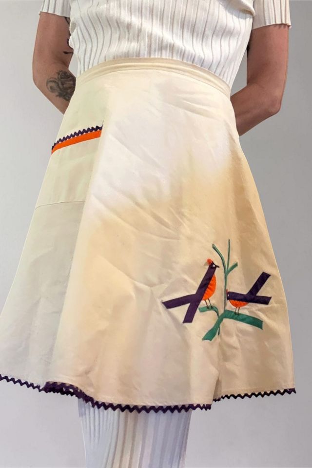 1950s Bird Appliqué Apron Selected by Personal Choice #1
