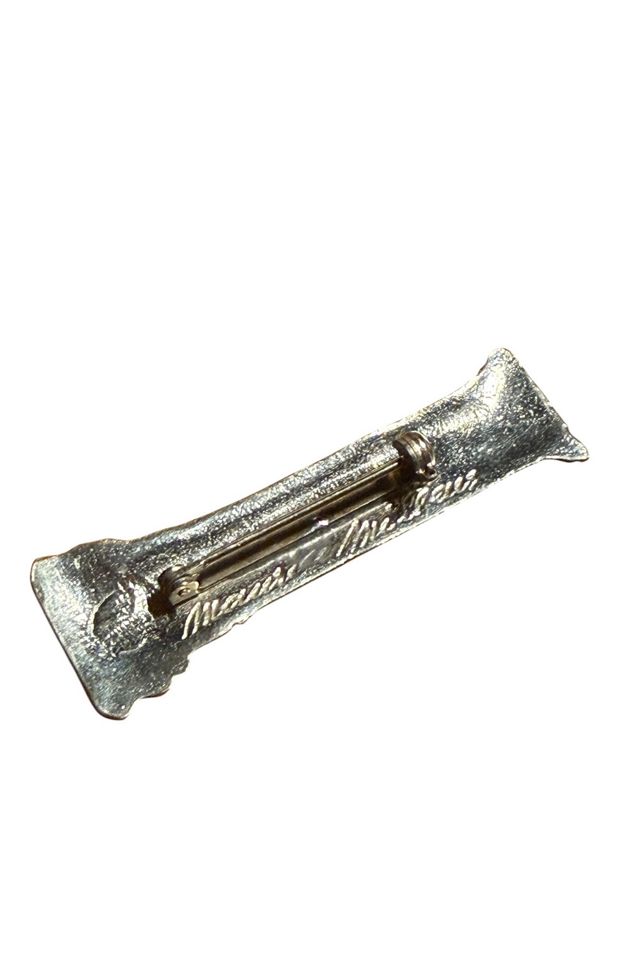 Pewter Corinthian Column Brooch Pin Selected by Personal Choice #2