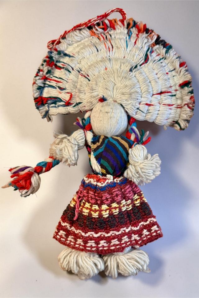 Vintage Handmade Female Folk Art Doll Selected by Personal Choice #1