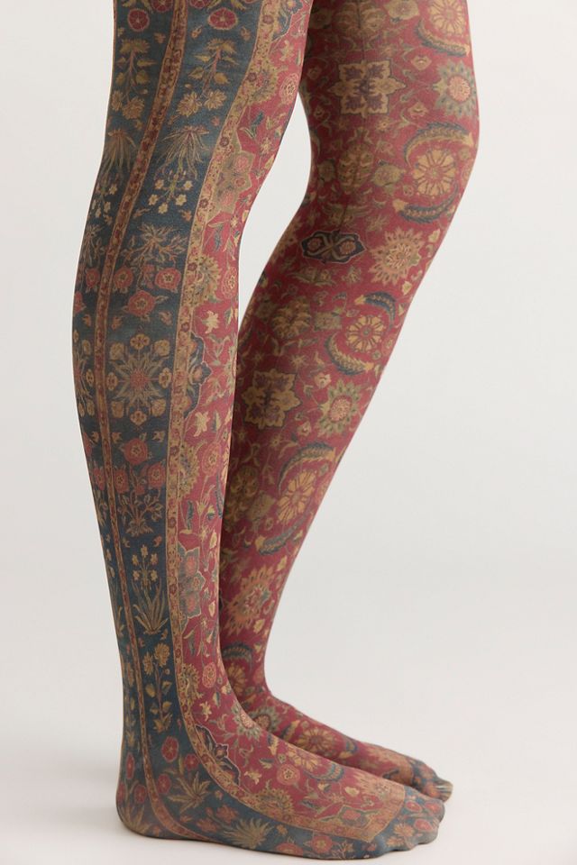 Scrolling Vines And Blossom Tights #1
