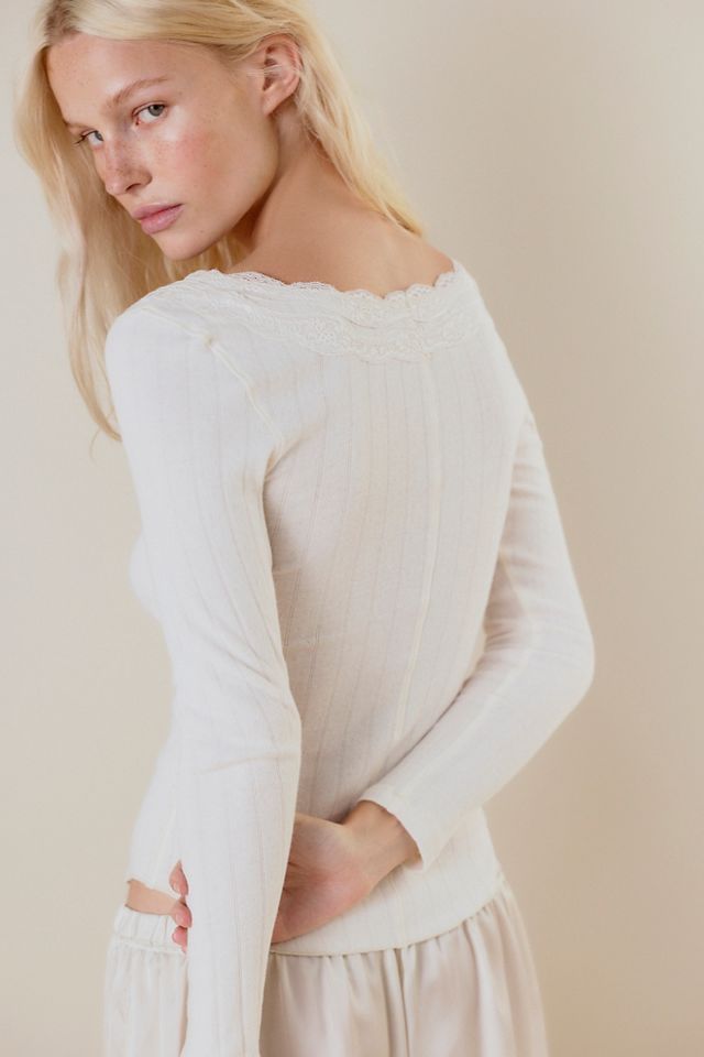 Classic Keepsake Pointelle Long Sleeve #3