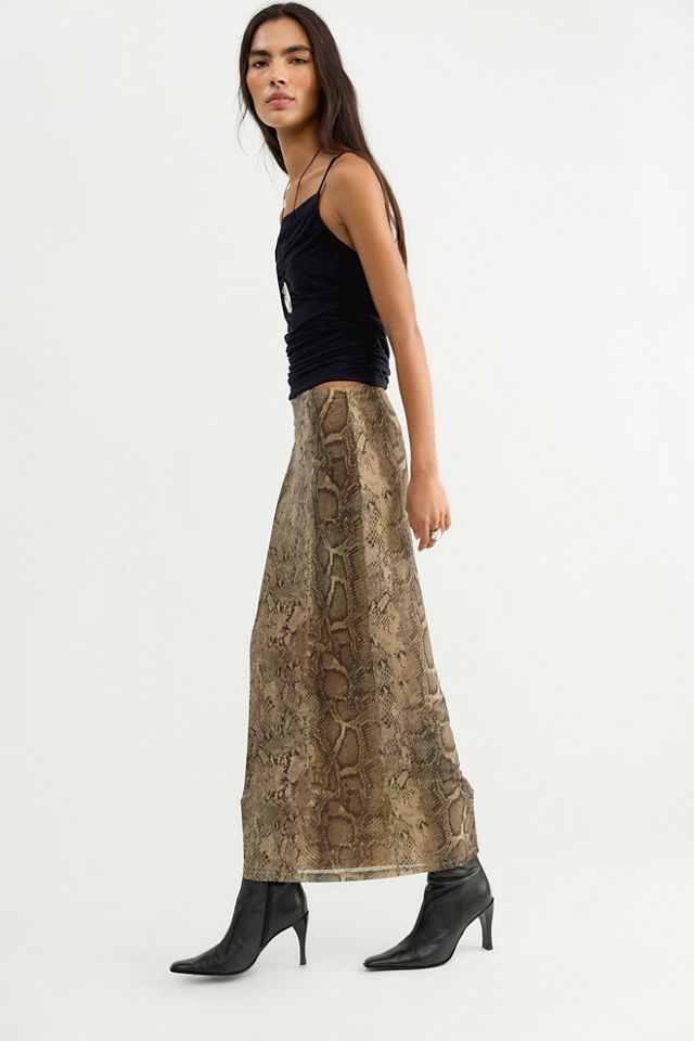 FP One Stella Printed Column Maxi Skirt #2