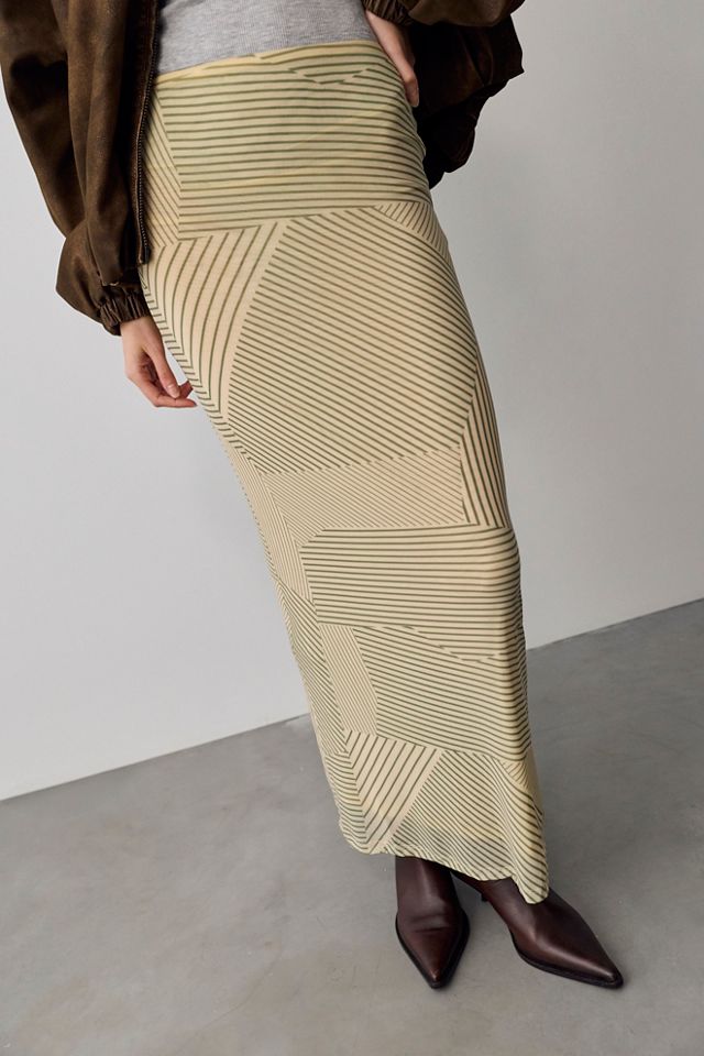 FP One Stella Printed Column Maxi Skirt #3