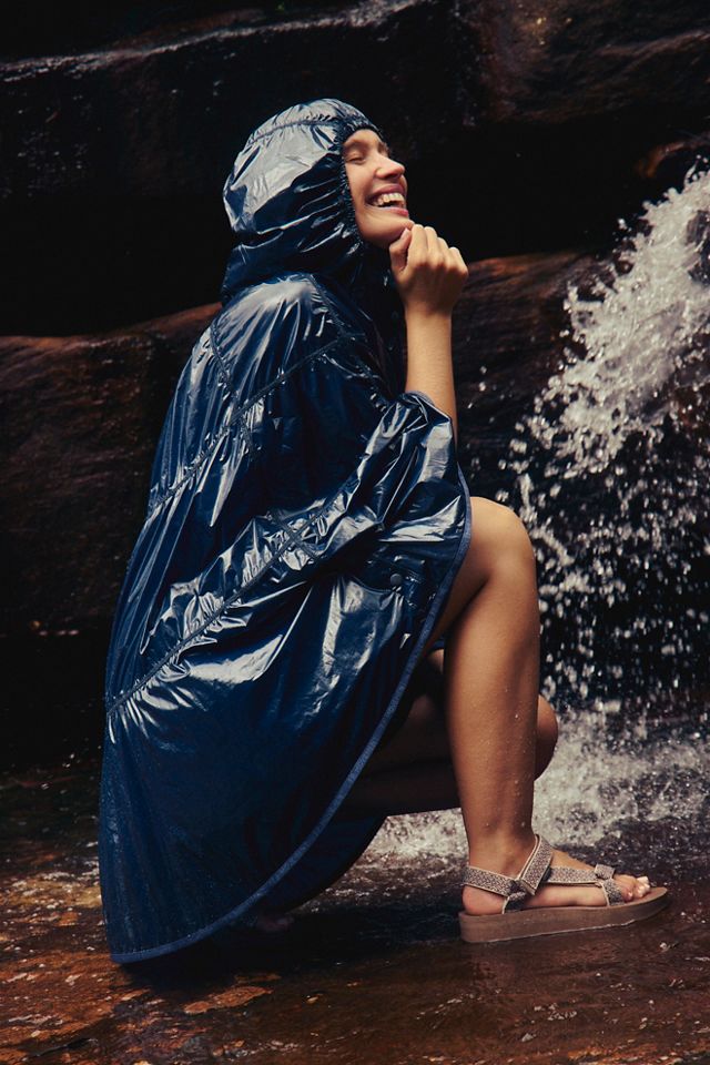 Rain Drop Packable Poncho #1