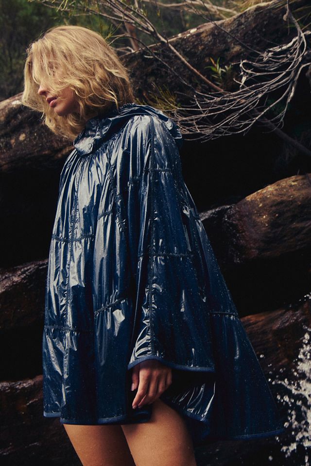 Rain Drop Packable Poncho #2