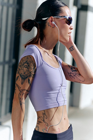 Женская футболка FP Movement Good Karma Scoop, цвет: Фиолетовый — фото 3