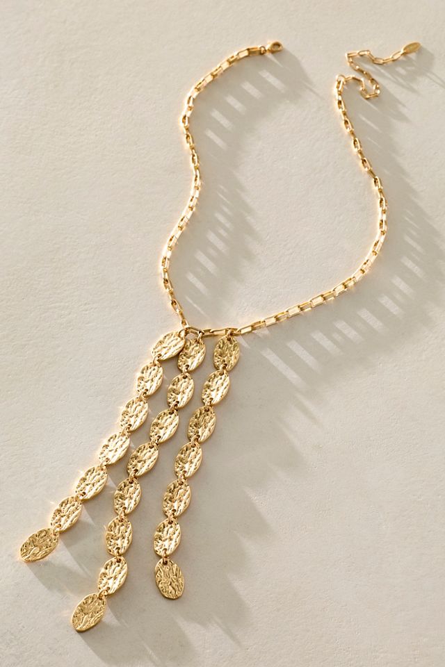 Zinnia Drop Necklace #1
