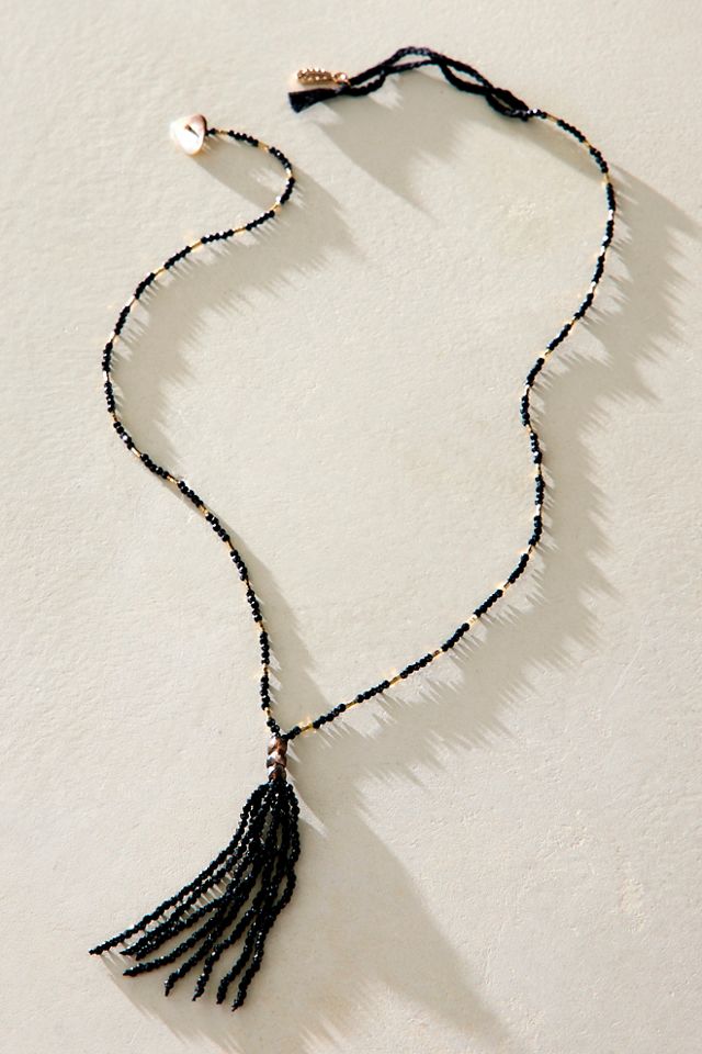 Ariana Ost Sola Beaded Tassel Necklace #2