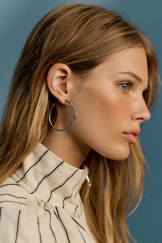 Alkemie Sterling Silver Serpent Wrap Hoops