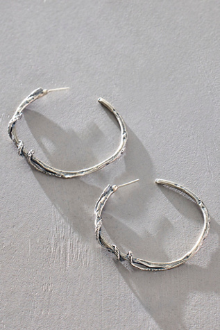 Alkemie Sterling Silver Serpent Wrap Hoops