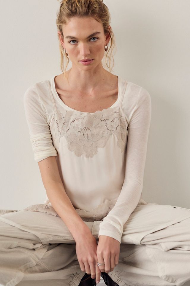 Stackable Sheer Layering Long Sleeve #3