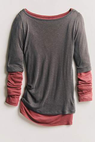 Stackable Sheer Layering Long Sleeve